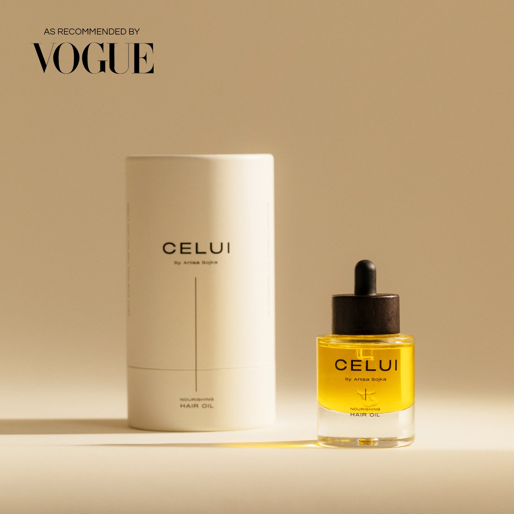CELUI by Anisa Sojka Nourishing Hair Oil recommended by Vogue